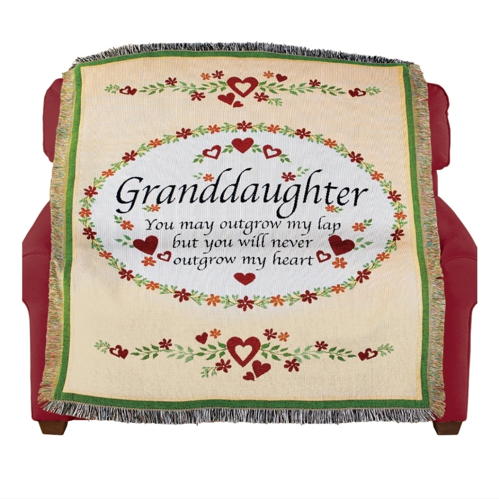 Collections Etc! Granddaughter throw blanket 48 x 60